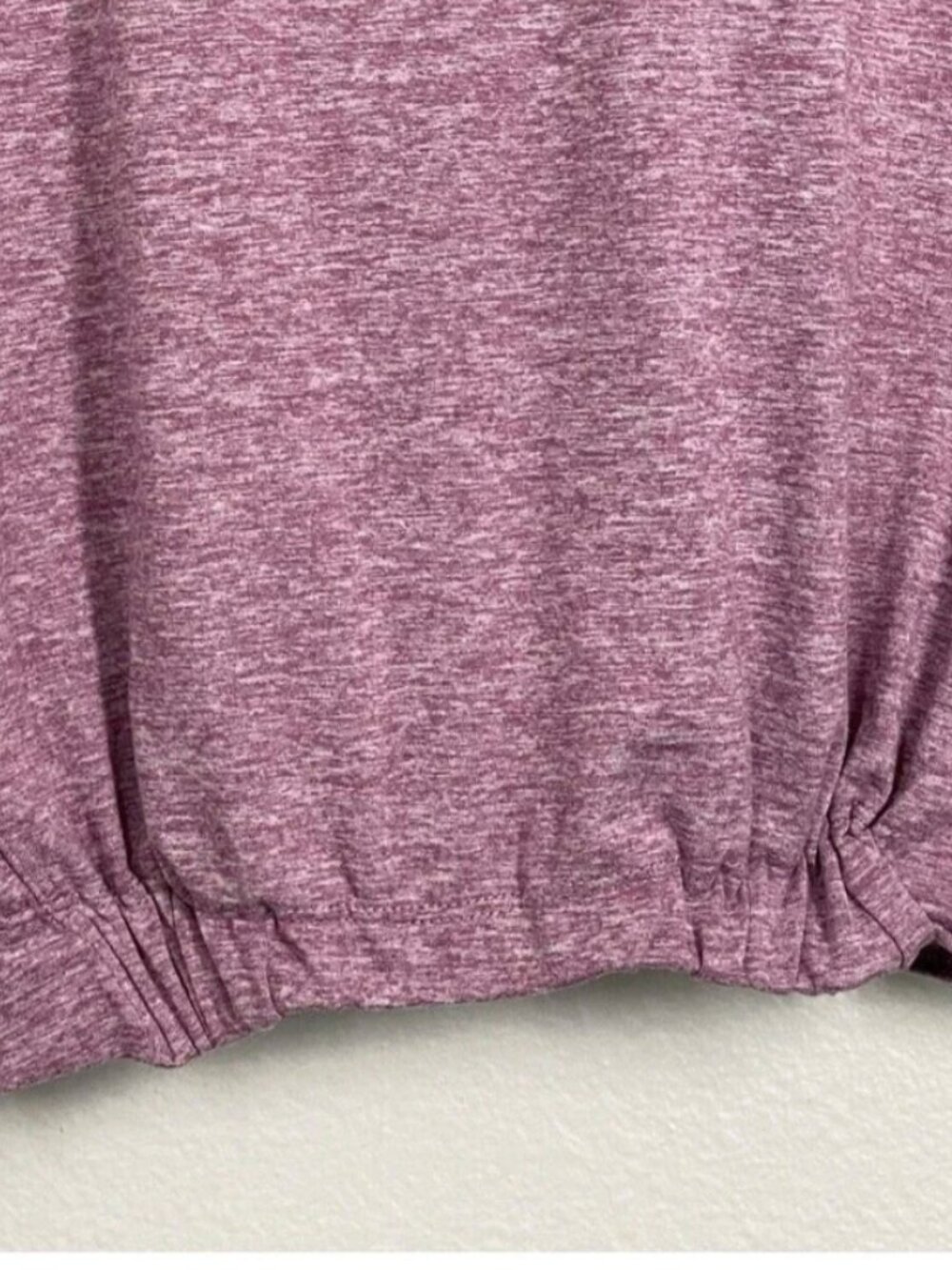 Yogalicious🌸 Sz S Crop Top Purple* Mauve Space Dye* Twist-Front - Picture 11 of 13